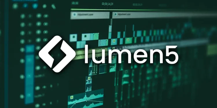 Lumen5 representing a leading video creation tool for businesses