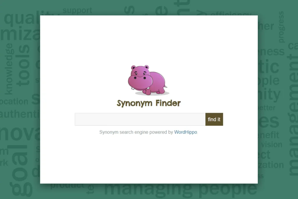 Synonyms Examples from Wordhippo