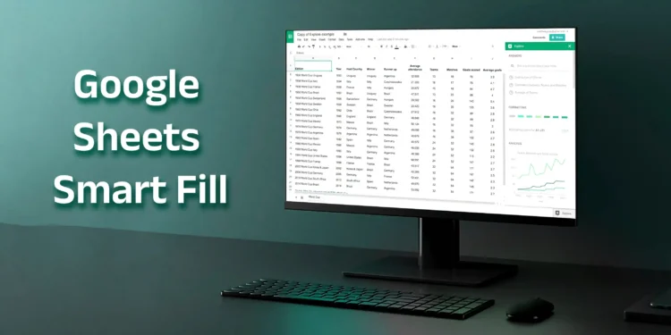 Google Sheets Smart Fill