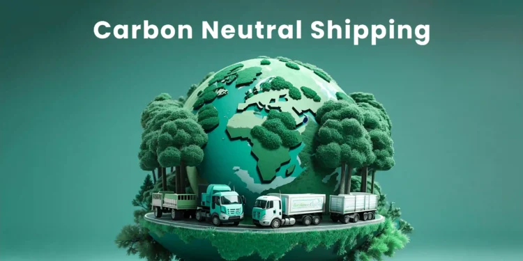 Feature Image of carbon neutral shipping