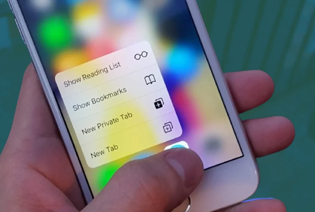 3D Touch with IOS GESTURES